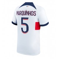 Stroje piłkarskie Paris Saint-Germain Marquinhos #5 Koszulka Wyjazdowej 2023-24 Krótki Rękaw